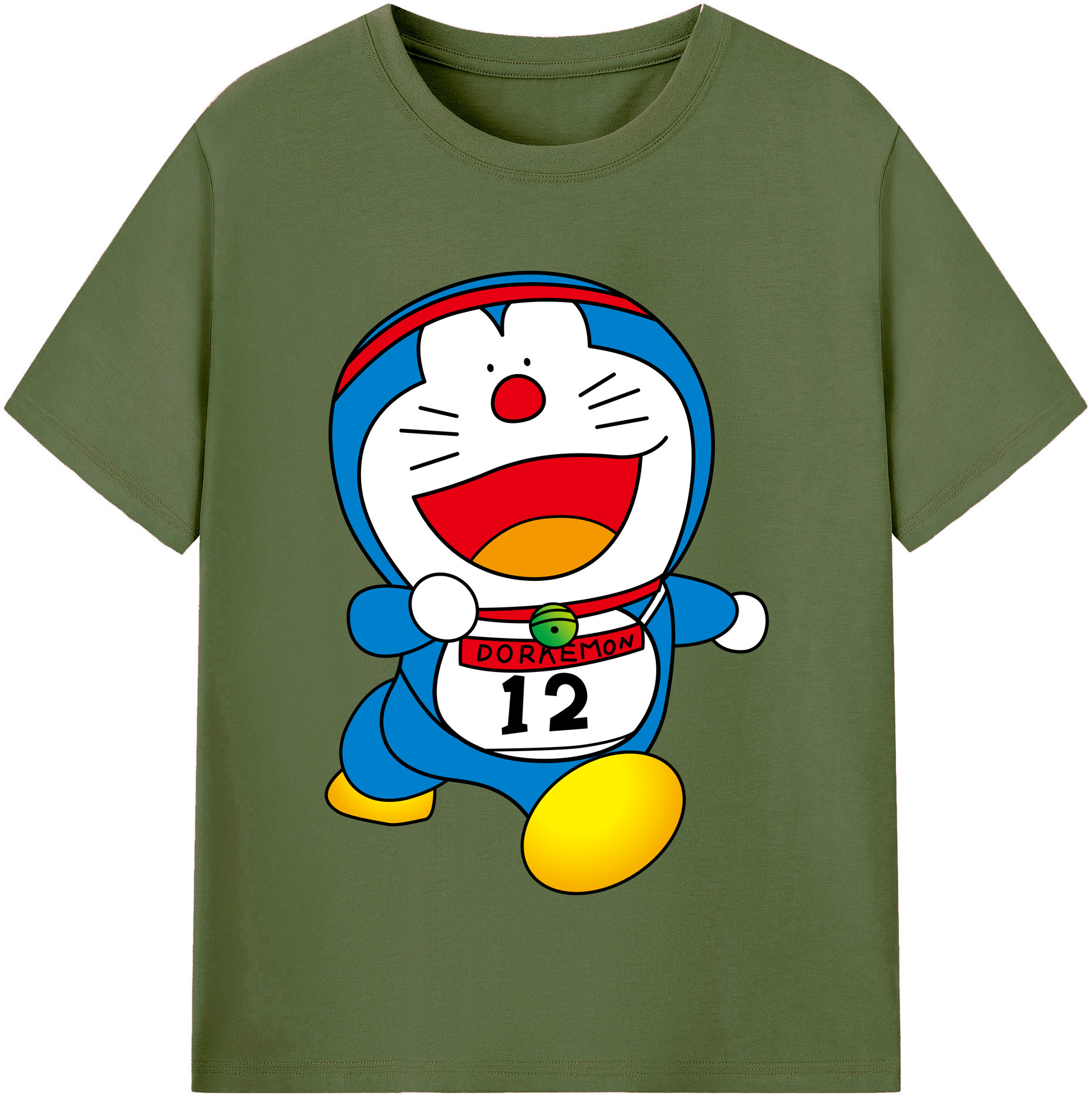 （画像用） ドラえもん Doraemon 綿100％半袖Tシャツ（フロントプリント）